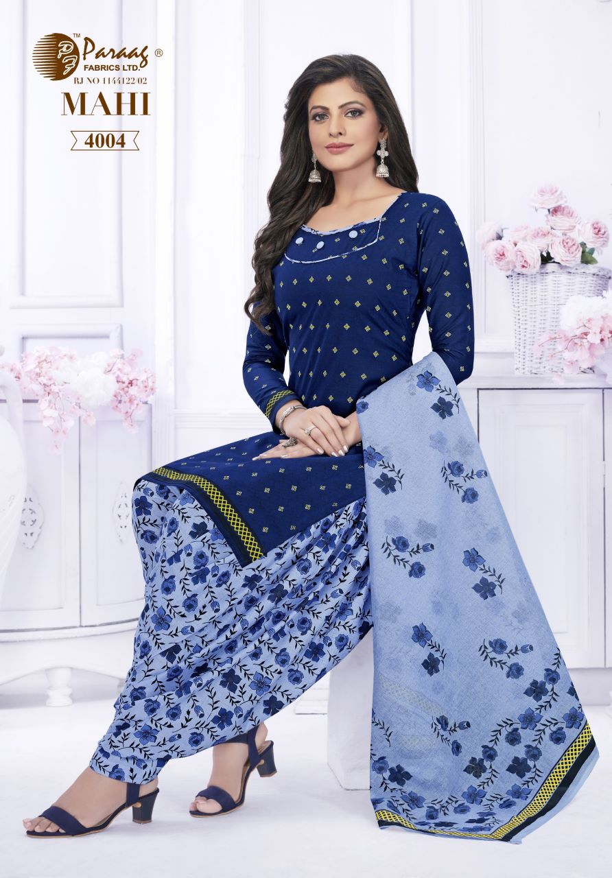 Paraag Mahi 4 Casual Wear Wholesale Dress Material Collection